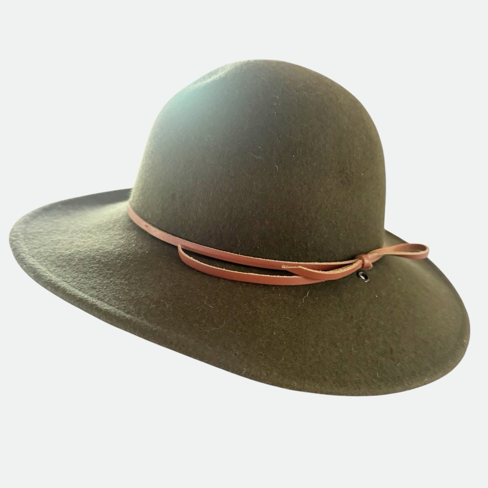 Rhythm Suffolk 100% Wool Felt Hat Langenlook Cabincore Hipster Yuppie Chic